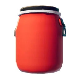 Red Large Barrel